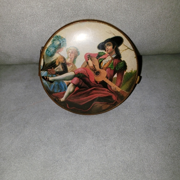 Vintage Double Mirror Compact - Picture 1 of 4